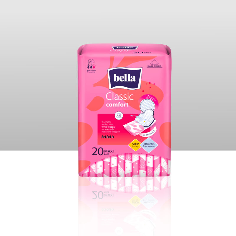 Bella Classic Comfort Drai sanitary pad – breathable and dry protection