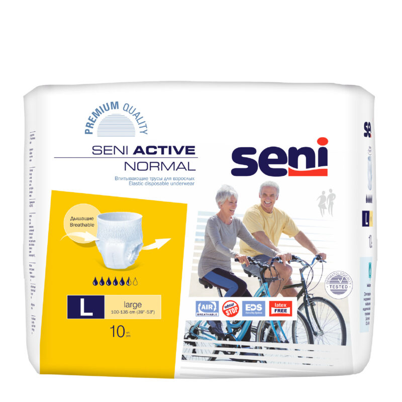 Seni Active Normal Breathable Pull-Ups -Large 10 Pieces