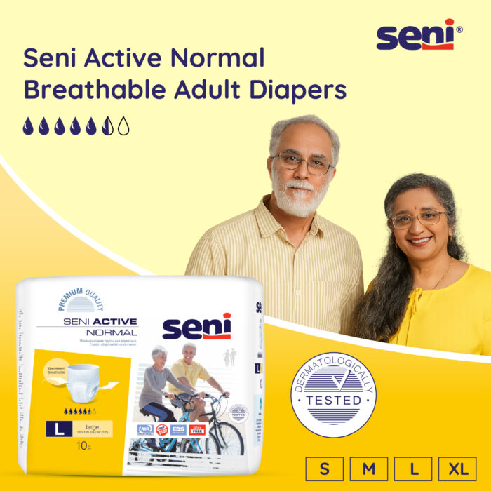 Seni Active Normal Breathable Pull-Ups -Large 10 Pieces