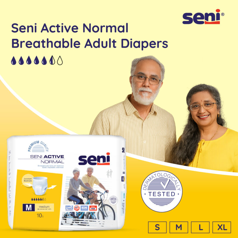Seni Active Normal Adult Pull Ups - 10 Pieces (Medium)