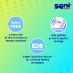 SUPER SENI BREATHABLE ADULT DIAPERS LARGE 10 PCS
