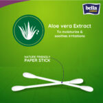 Bella Cotton Buds Octagonal Box Paper Stick 150 Pieces
