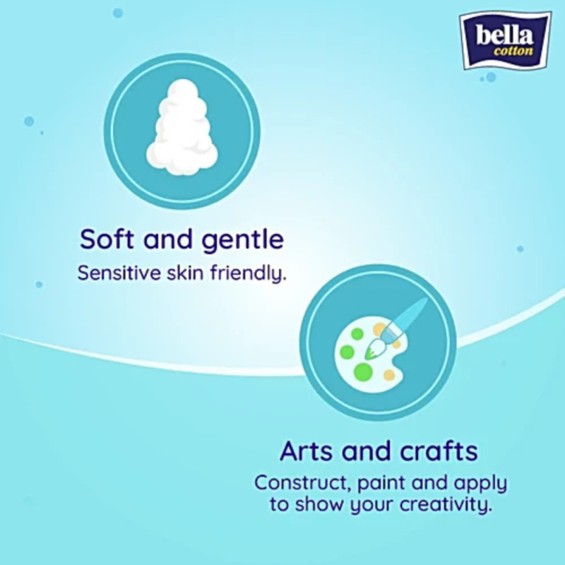 bella cotton buds, cotton pads, cotton wools